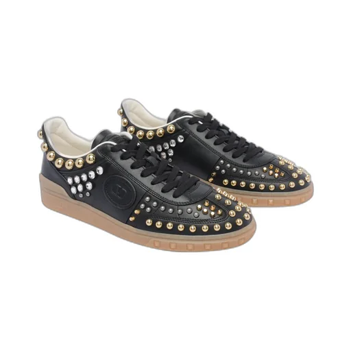Valentino Garavani Rockstud Lace-Up Sneakers