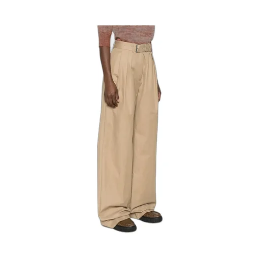 Dries Van Noten Belted Wide-Leg Trousers