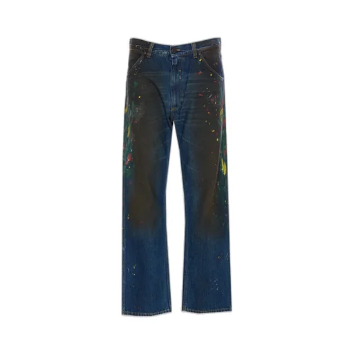 Vivienne Westwood Paint Splatter Straight-Leg Jeans