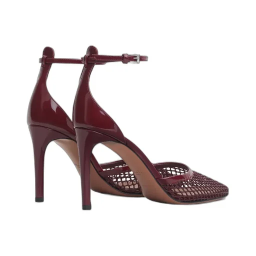 AlaÏA Mesh Ankle-Strap Pumps