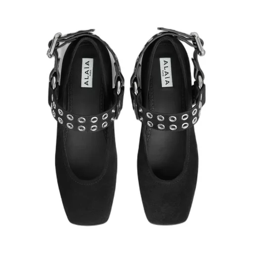 AlaÏA Biker Ballet Flats