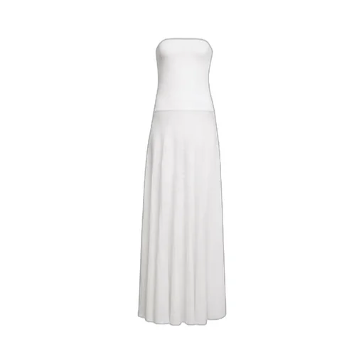 AlaÏA Fluid Bustier Maxi Dress