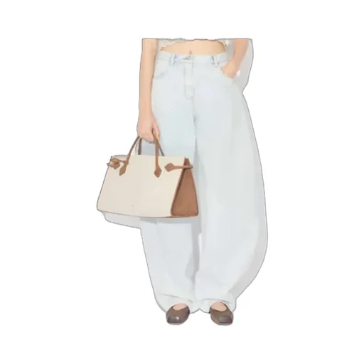 AlaÏA Low Waist Round Jeans
