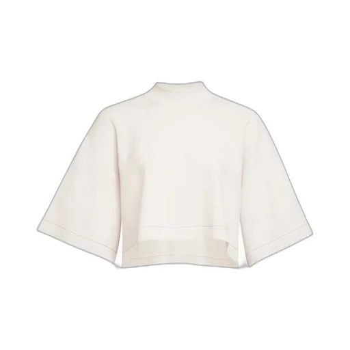AlaÏA Knitted Cropped T-Shirt