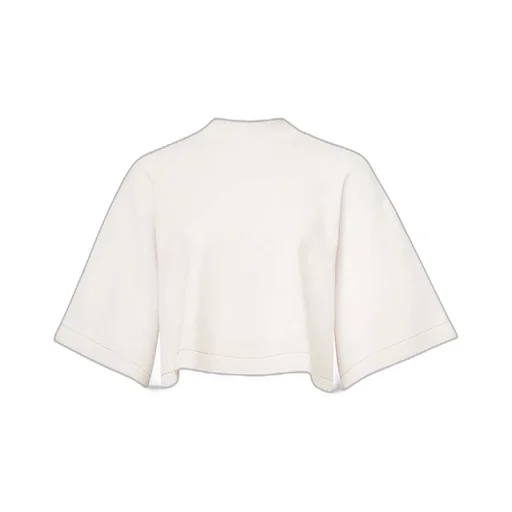 AlaÏA Knitted Cropped T-Shirt