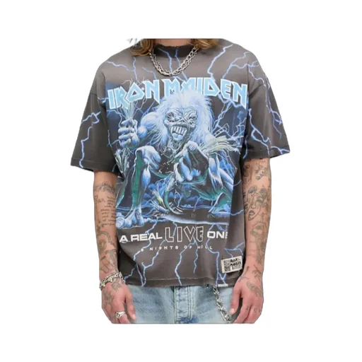 X Iron Maiden Graphic-Print T-Shirt