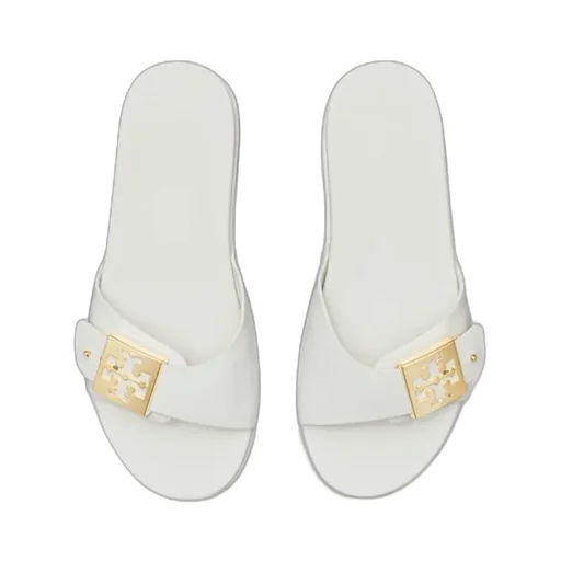Tory Burch Buckle Slip-On Slides