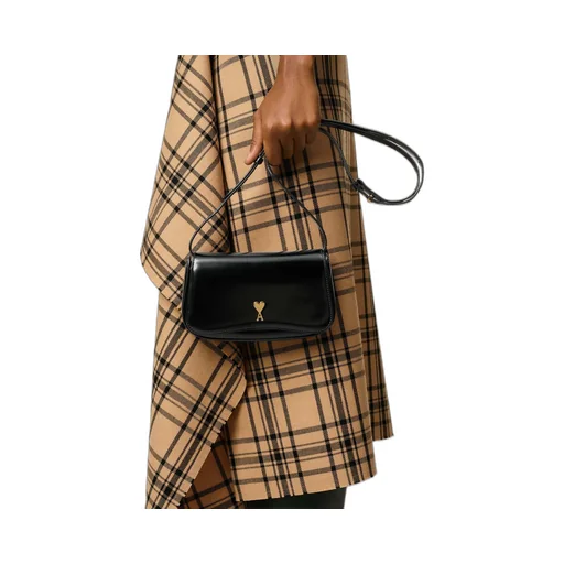 Ami Paris Logo Plaque Small Crossbody Bag