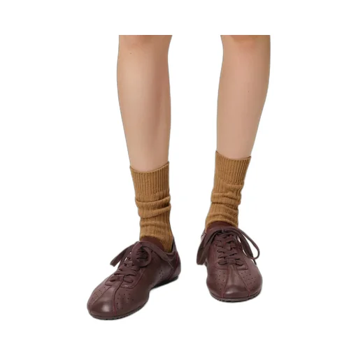 Round Toe Low-Top Casual Shoes