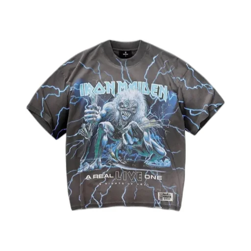 X Iron Maiden Graphic-Print T-Shirt