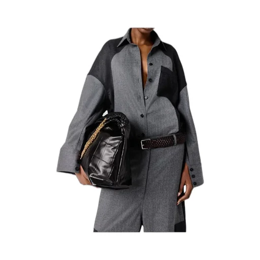 Oversized Shirt With Patches