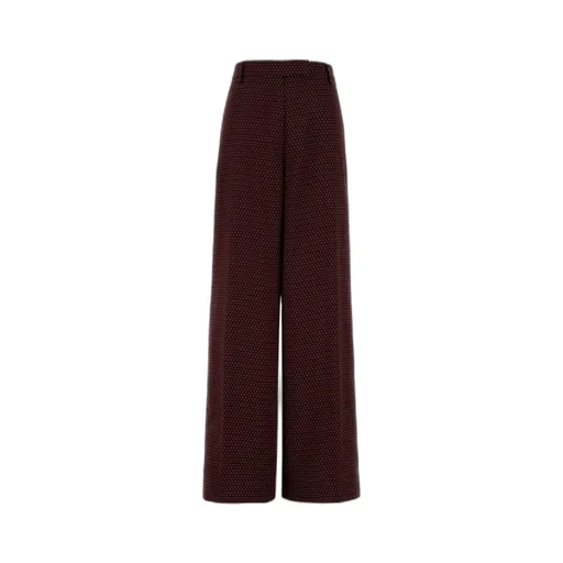 Dries Van Noten Dot Printed Straight-Leg Trousers