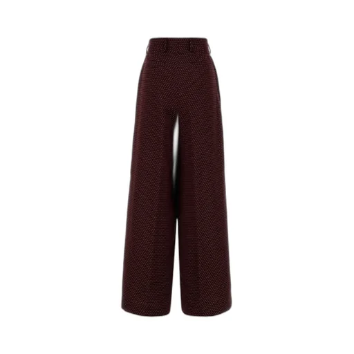 Dries Van Noten Dot Printed Straight-Leg Trousers