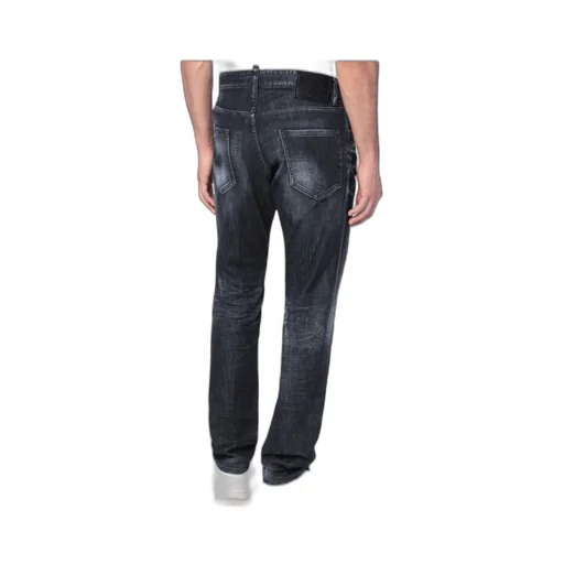 Dsquared2 Cool Guy Straight Leg Distressed Jeans