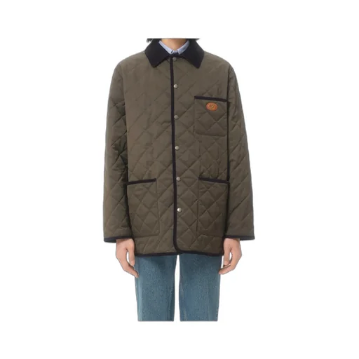 Valentino Vlogo Patch Button-Up Jacket
