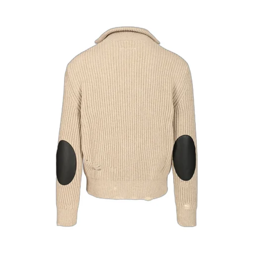 Mm6 Maison Margiela Distressed Knitted Jacket