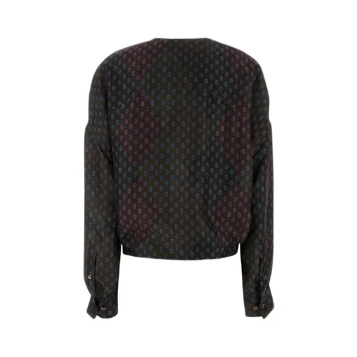Dries Van Noten Long Sleeve Paisley-Print Top