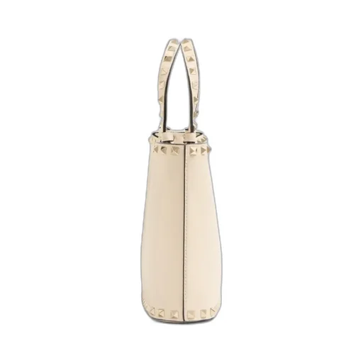 Valentino Garavani Rockstud Small Shopping Bag In Grainy Calfskin