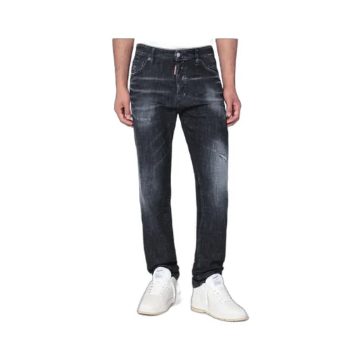 Dsquared2 Cool Guy Straight Leg Distressed Jeans