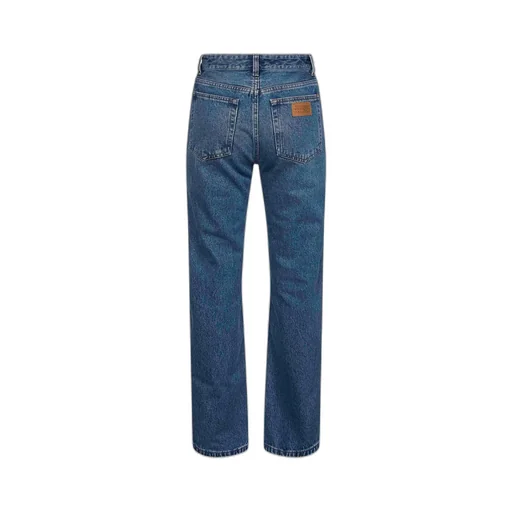 Mm6 Maison Margiela Numeric Patch Straight-Leg Jeans
