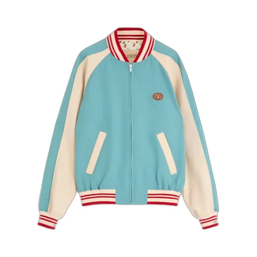 Valentino	Vlogo Patch Zip-Up Jacket