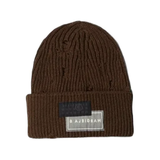Mm6 Maison Margiela Logo Patch Beanie