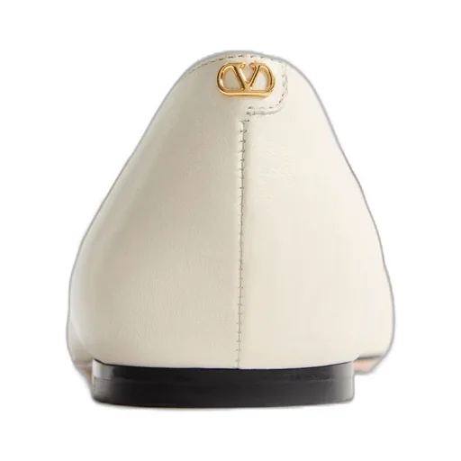 Valentino Bowow Round Toe Slip-On Ballet Flats