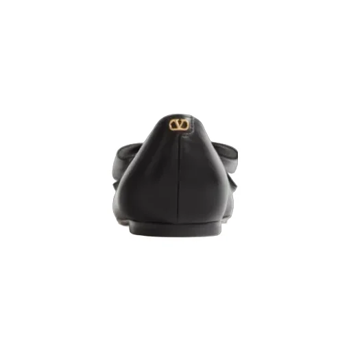 Valentino Bowow Round Toe Slip-On Ballet Flats