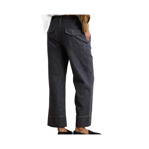Brunello Cucinelli Zipped Wide-Leg Jeans