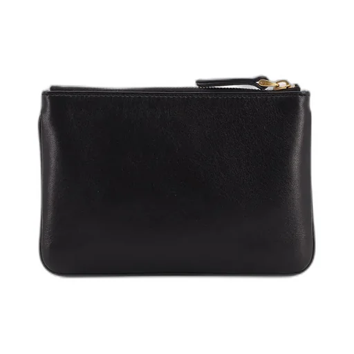 Valentino Vlogo Patch Zip-Up Clutch Bag