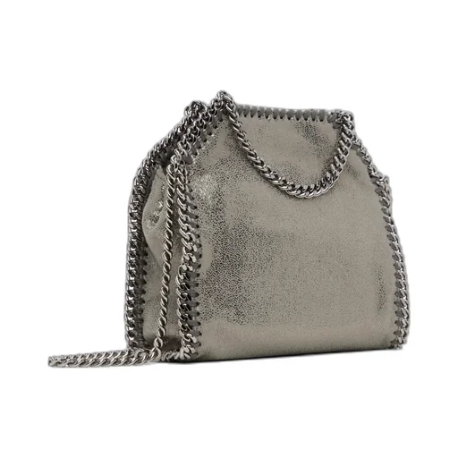 Stella Mccartney Falabella Logo Charm Micro Tote Bag