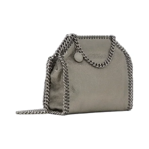 Stella Mccartney Falabella Logo Charm Micro Tote Bag