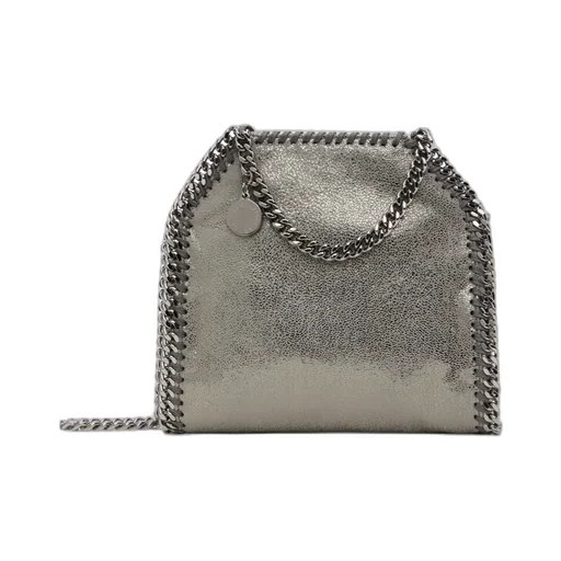 Stella Mccartney Falabella Logo Charm Micro Tote Bag