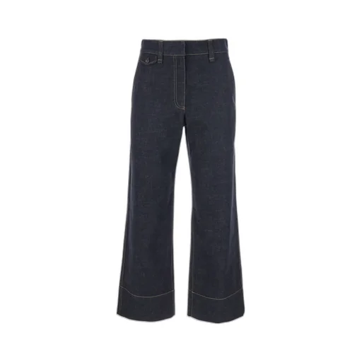 Brunello Cucinelli Zipped Wide-Leg Jeans