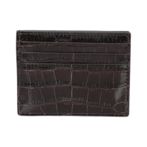 Tom Ford Logo Debossed Embossed Card Holder