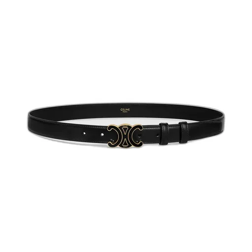 Medium 25Mm Triomphe Belt In Taurillon Leather