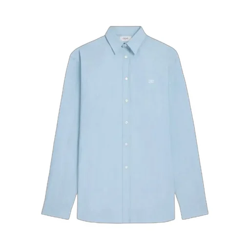 Relaxed Shirt In Chambray Cotton