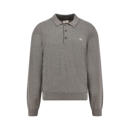 Polo Sweater In Fine Cotton