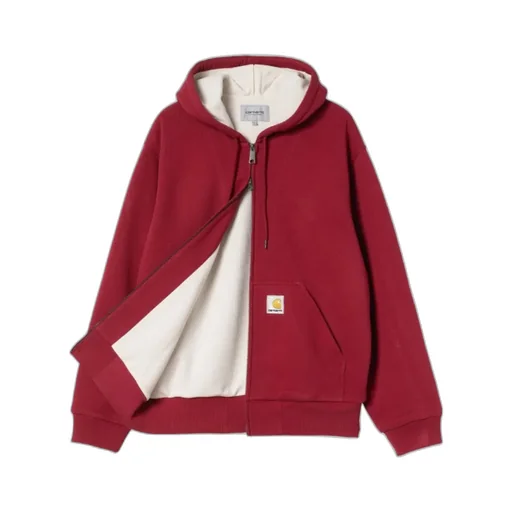 Carhartt Wip Logo Patch Zipped Hoodie