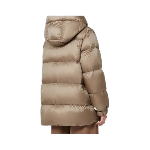 Down Jacket In Water-Repellent Canvas