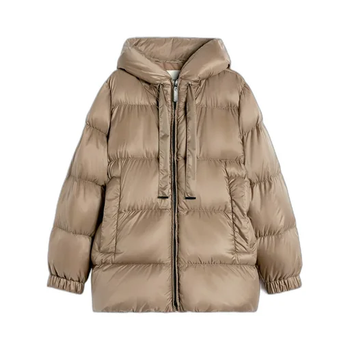 Down Jacket In Water-Repellent Canvas