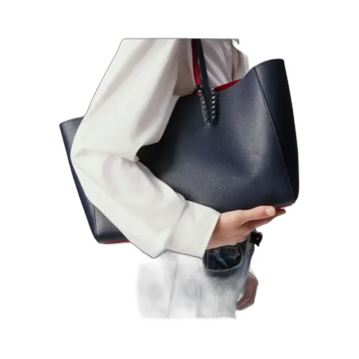 Christian Louboutin Cabata Stud Detailed Small Tote Bag