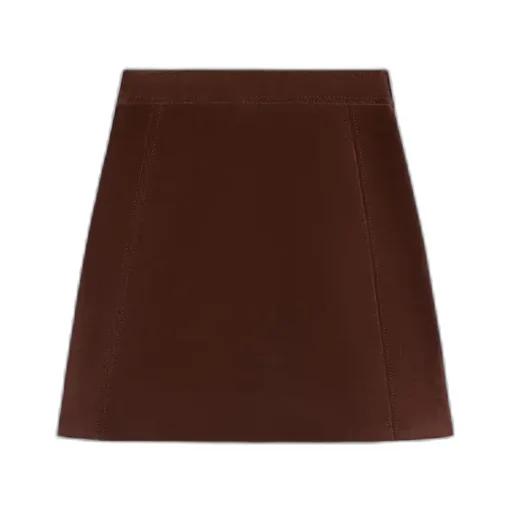 Short Skirt In Calfskin