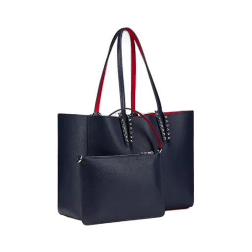 Christian Louboutin Cabata Stud Detailed Small Tote Bag