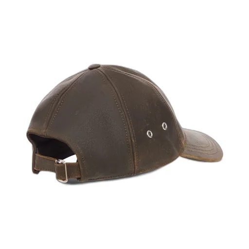 Triomphe Baseball Cap In Waxed Suede Calfskin