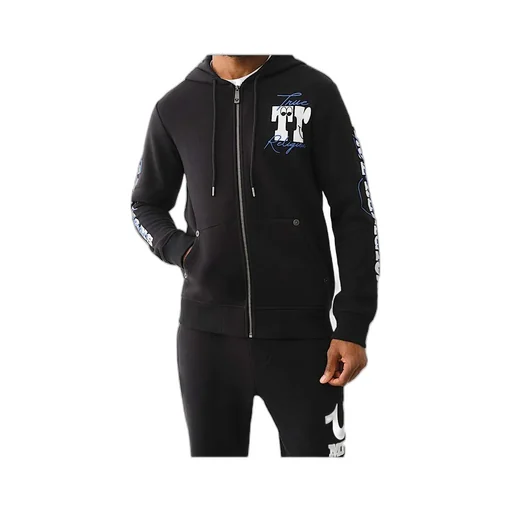 Puff Print Logo Zip Hoodie