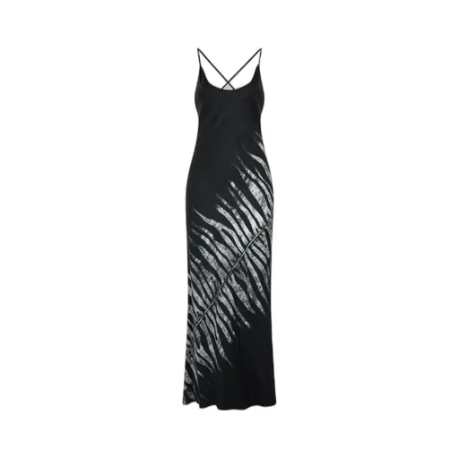 Roberto Cavalli Tigress Print Long Dress