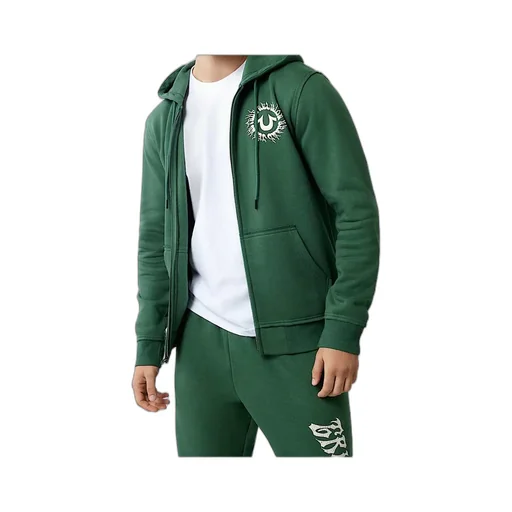 Blazing Logo Applique Zip Hoodie