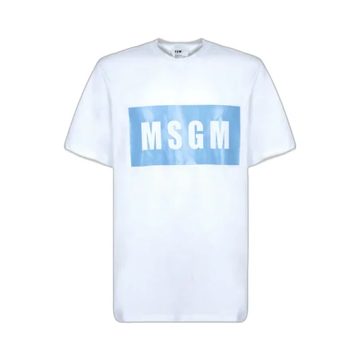Msgm Logo Printed T-Shirt