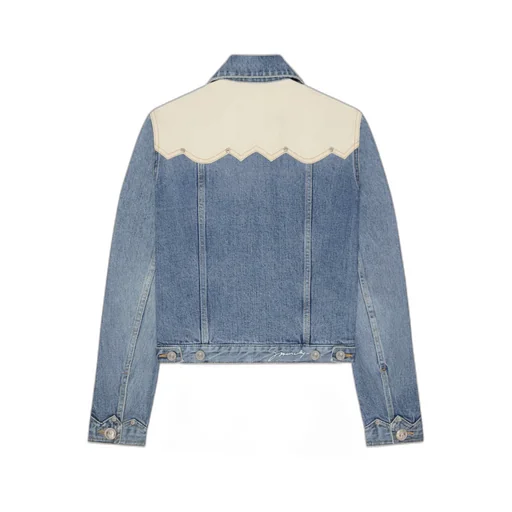 Givenchy Collared Button-Up Denim Jacket